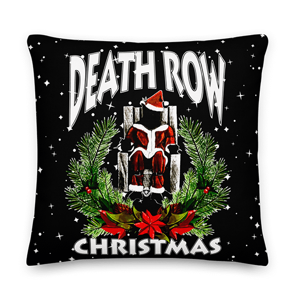 Death Row Christmas pillow product image (1)