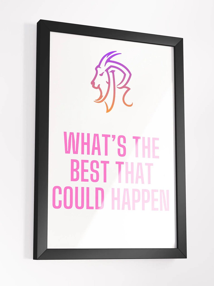 What's The Best That Could Happen Wall Print product image (3)