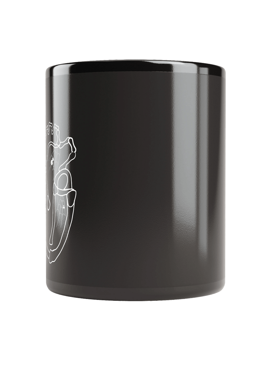 Cluttered Heart Black– Anatomy-Inspired Halloween Ceramic Mug product image (9)