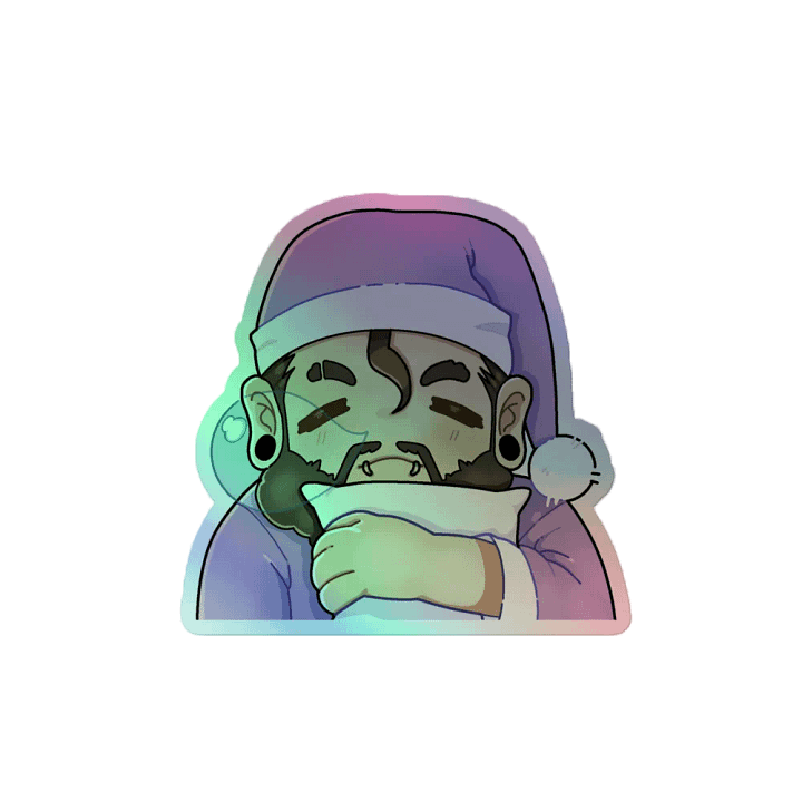 Sleepy Herb Holo Sticker product image (2)