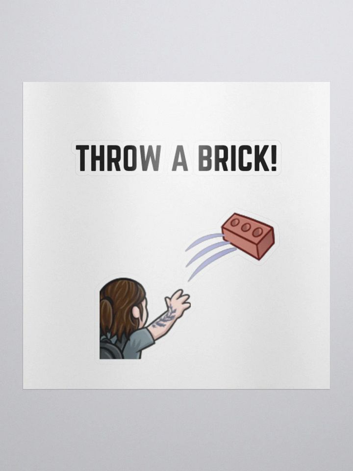 Official Brick Squad Brick Throw Sticker product image (1)