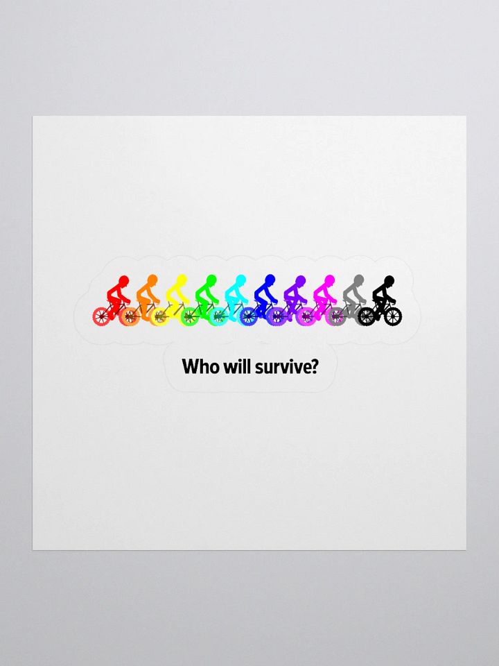 MIKAN Bicycle Sticker(Who will survive？) product image (4)
