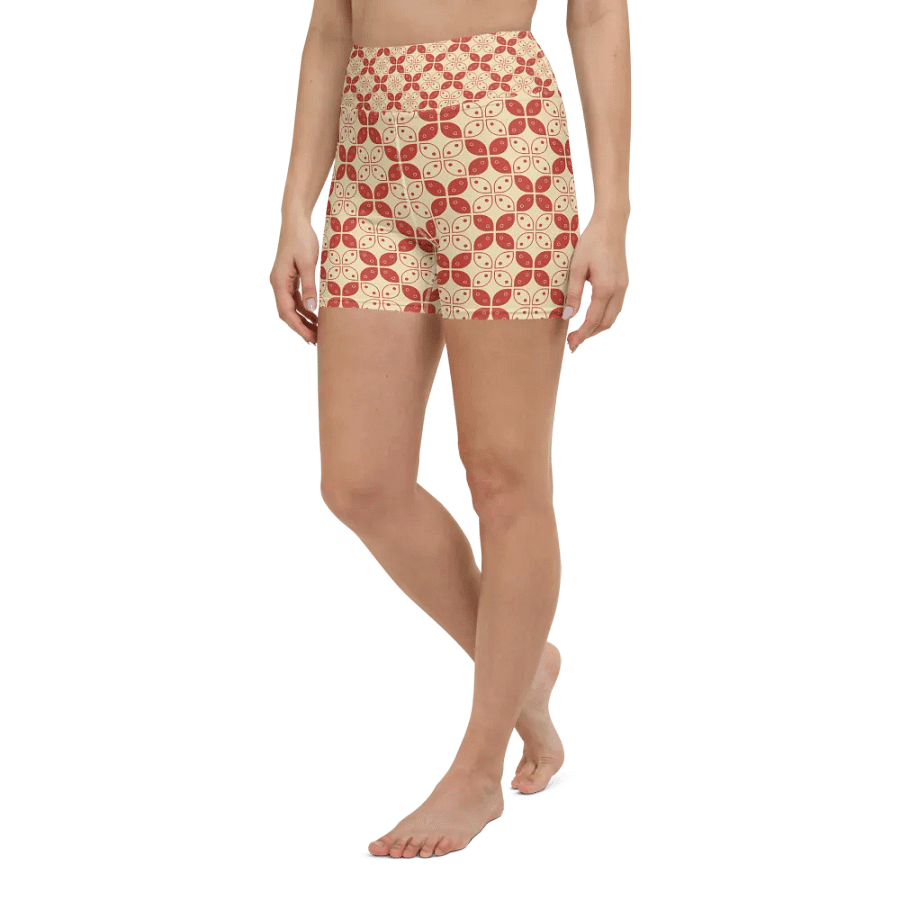 Batik Kawung Yoga Shorts product image (5)