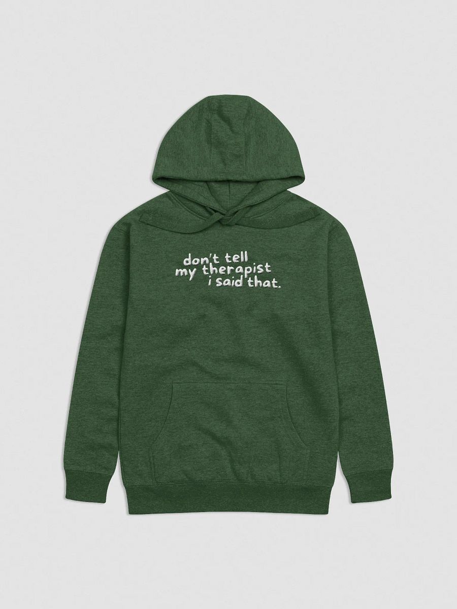 Therapy Hoodie (Embroidered) product image (1)