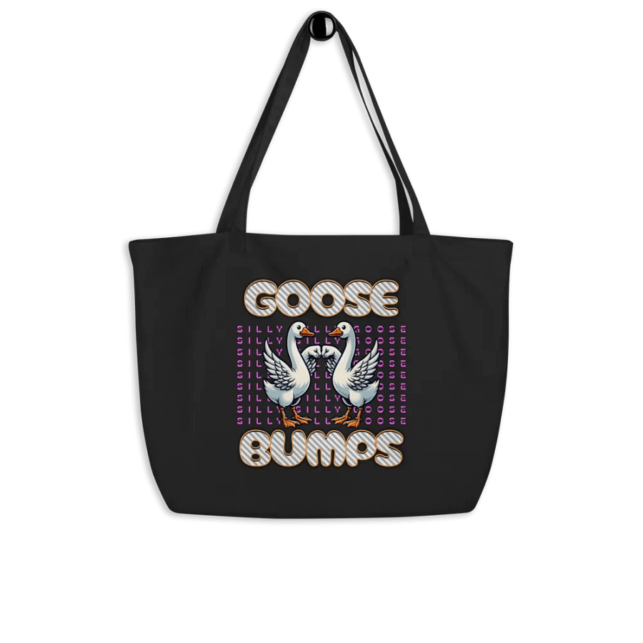 Silly Goose Bumps Organic Tote Bag product image (3)