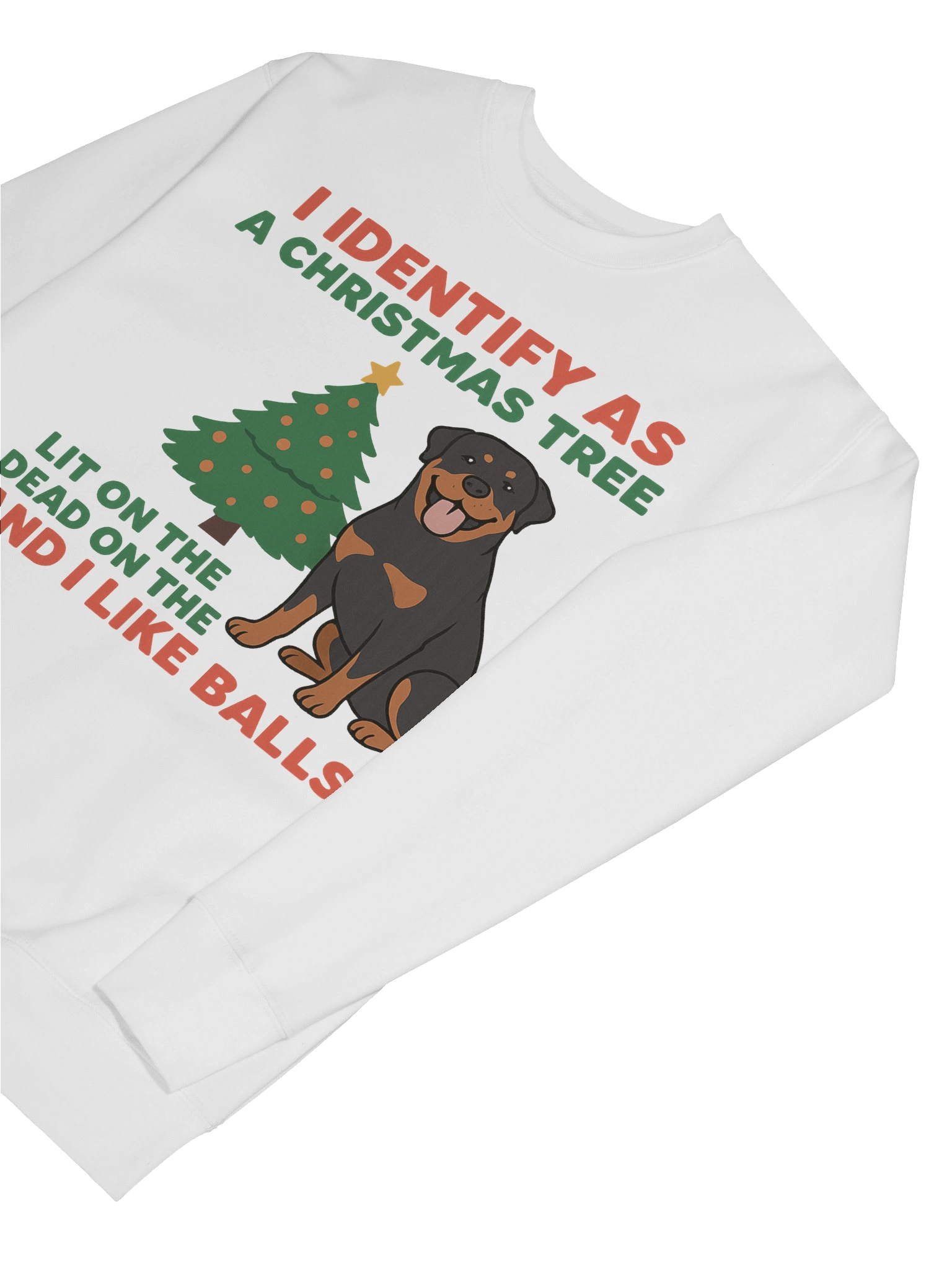 Christmas Tree Rottweiler Premium Sweatshirt product image (57)