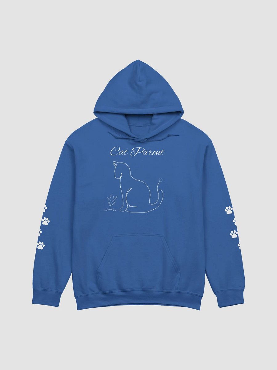 Cat Parent Line Art Unisex Hoodie product image (3)