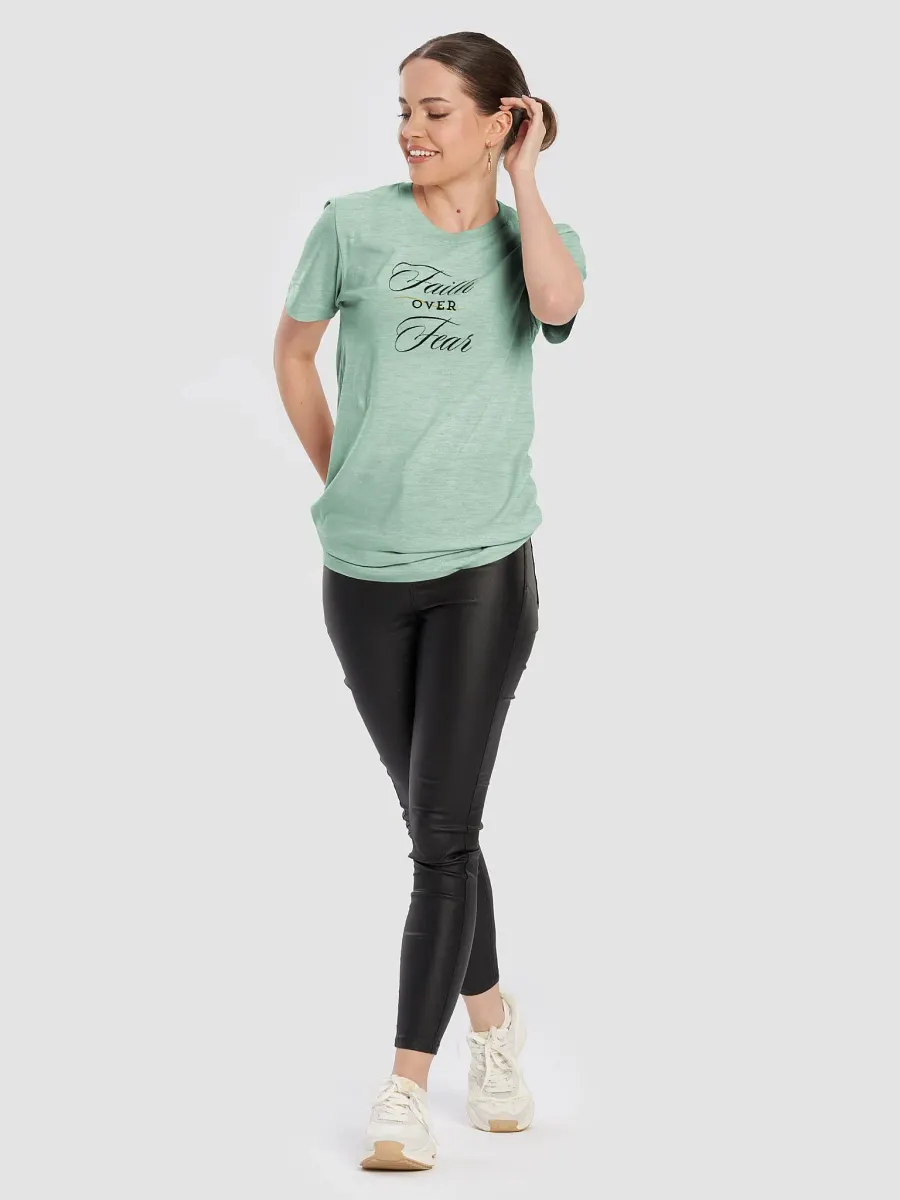 Faith Over Fear Elegance Unisex T-Shirt product image (108)