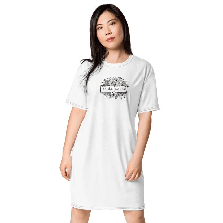 Bridal Squad T-Shirt 010 B&W Logo Dress product image (1)