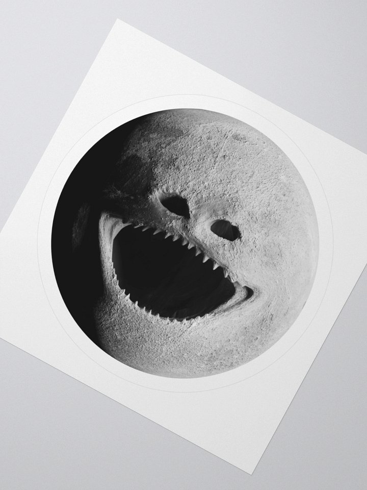 The Moon Woke Up Sticker product image (4)