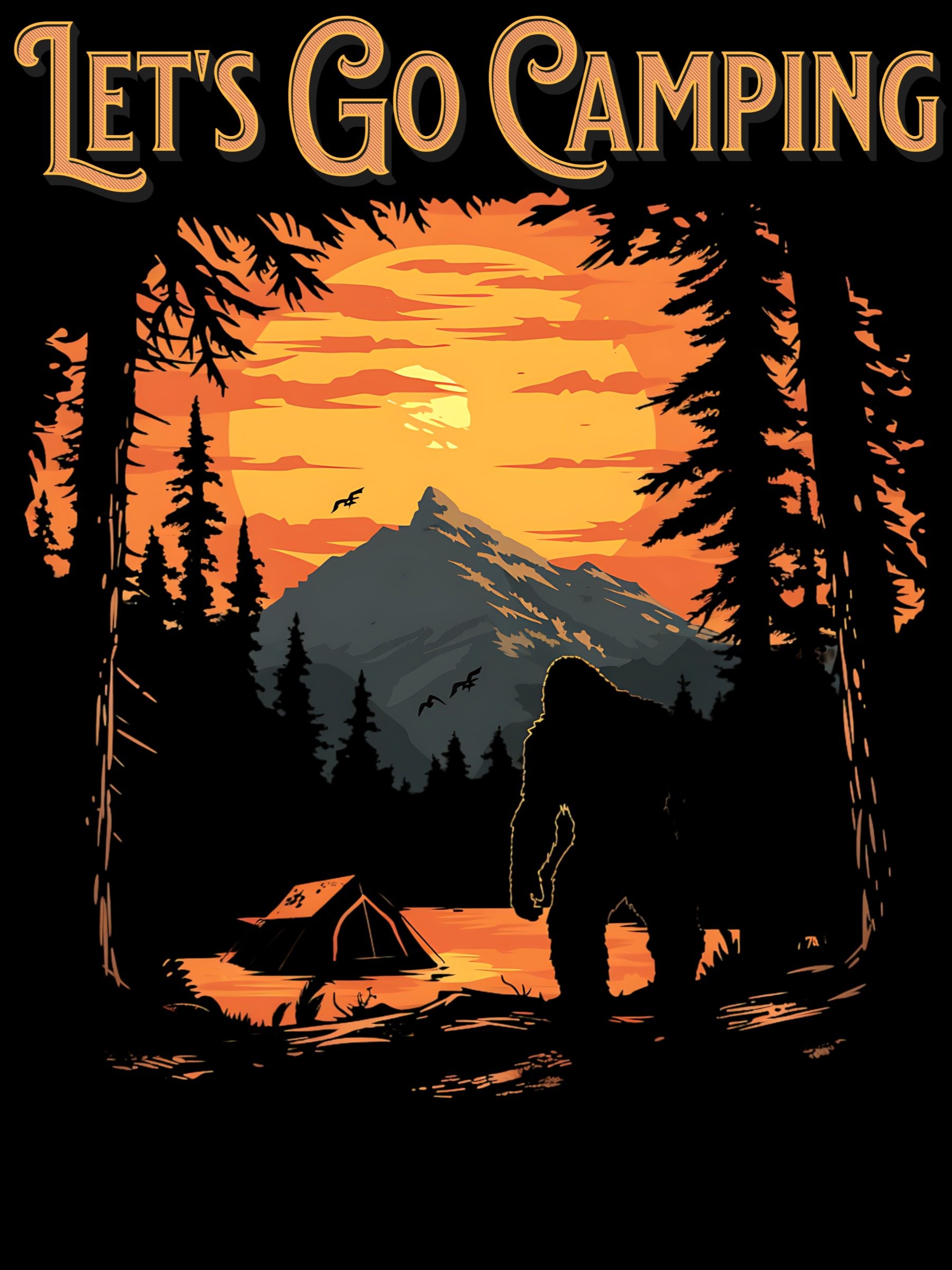 Let's Go Camping Bigfoot Sunset Adventure product image (1)