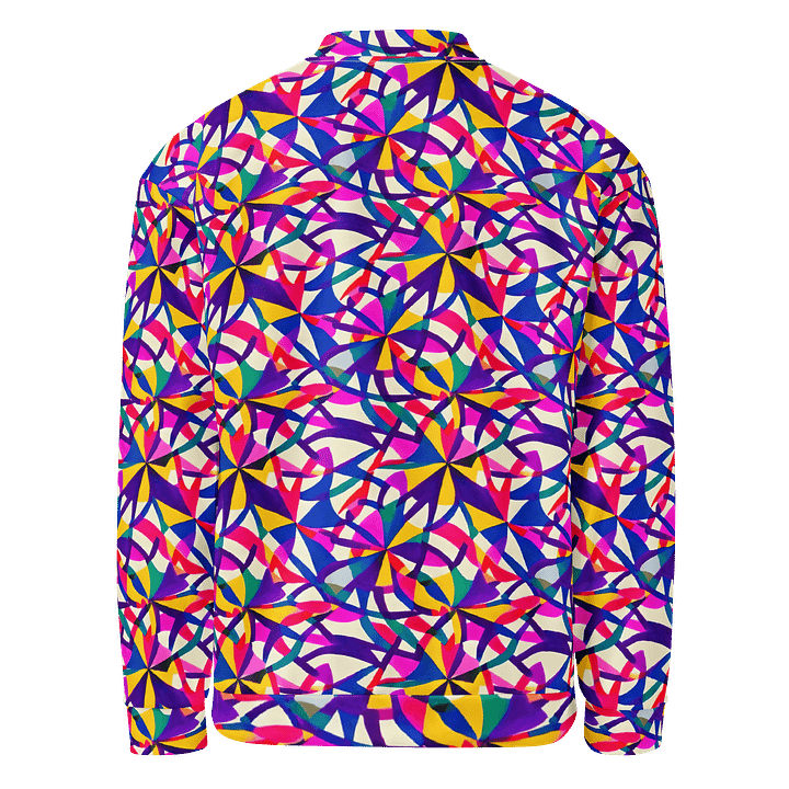 Rainbow Shapes Bomber Jacket product image (2)
