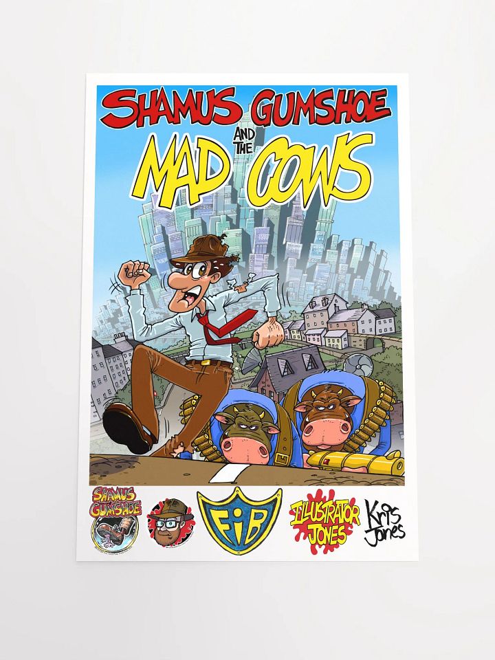 INVASION OF THE MAD COWS! POSTER product image (1)