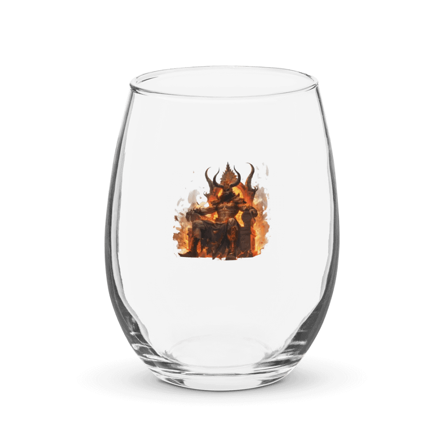 Hades - The God of the Underworld Stemless Water / Wine Glass product image (1)