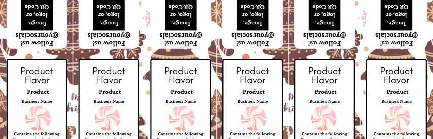 Winter Woods Label Template Bundle product image (2)