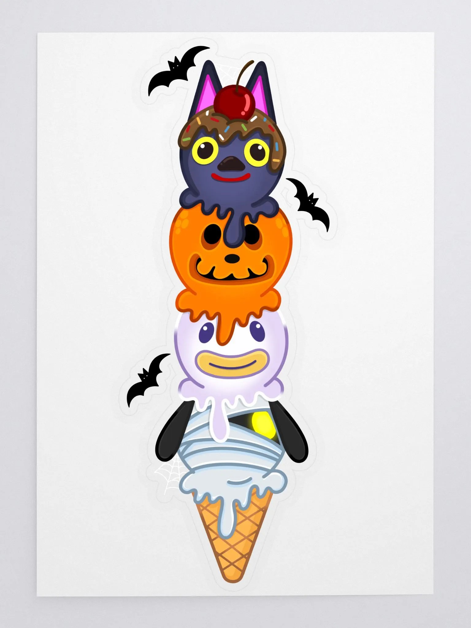 Summerween AC Ice Cream Sticker product image (1)