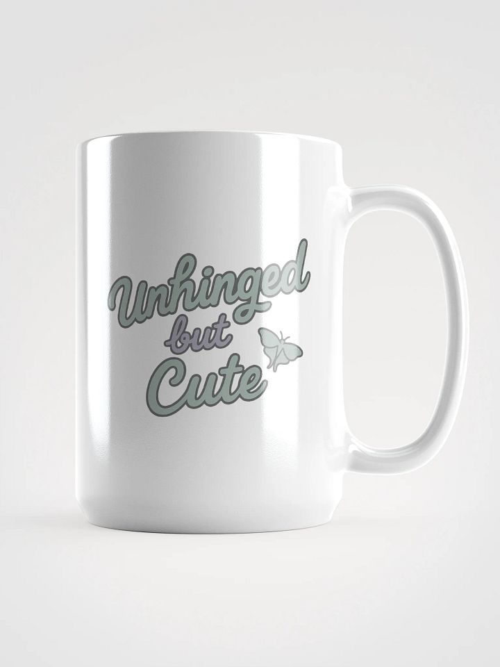 Unhinged but Cute – 15oz Ceramic Mug product image (1)