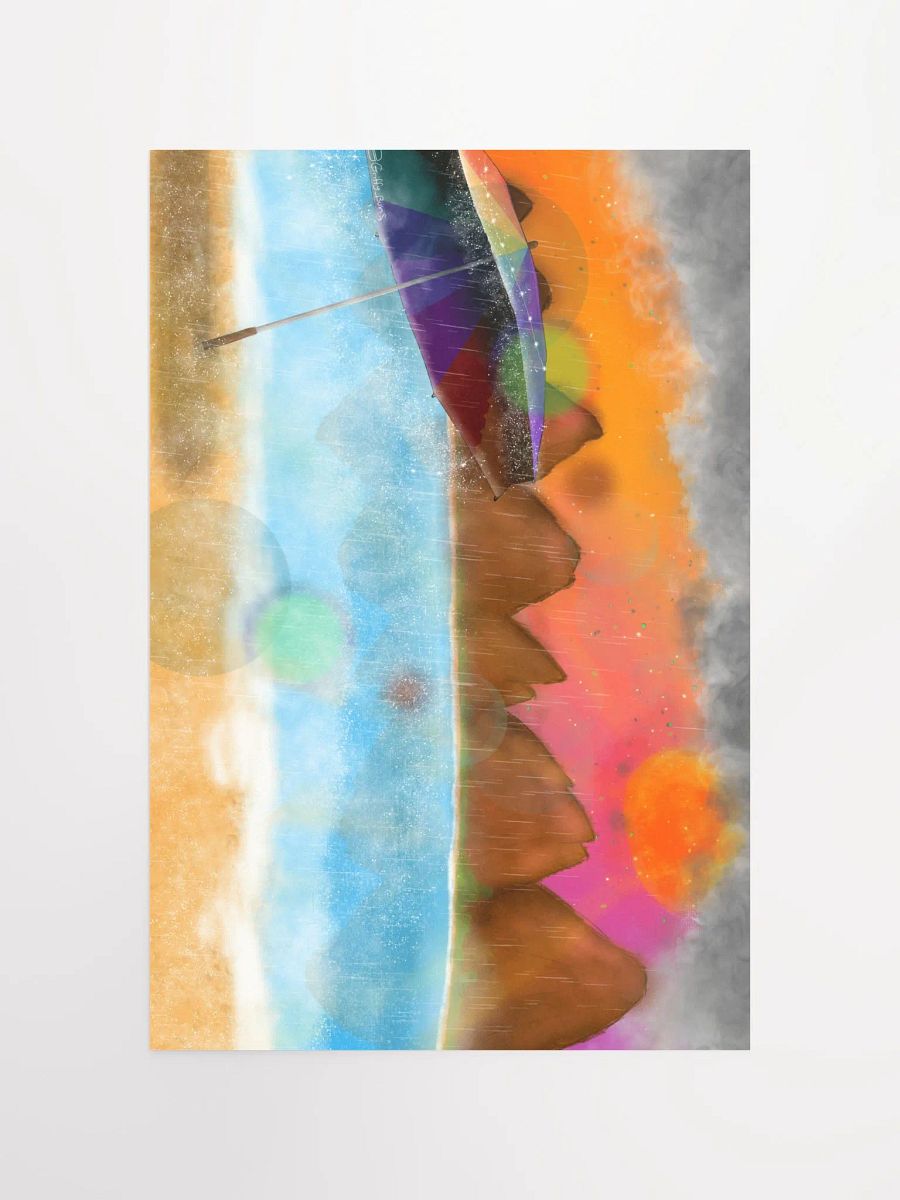 Rainy Beach Poster product image (4)