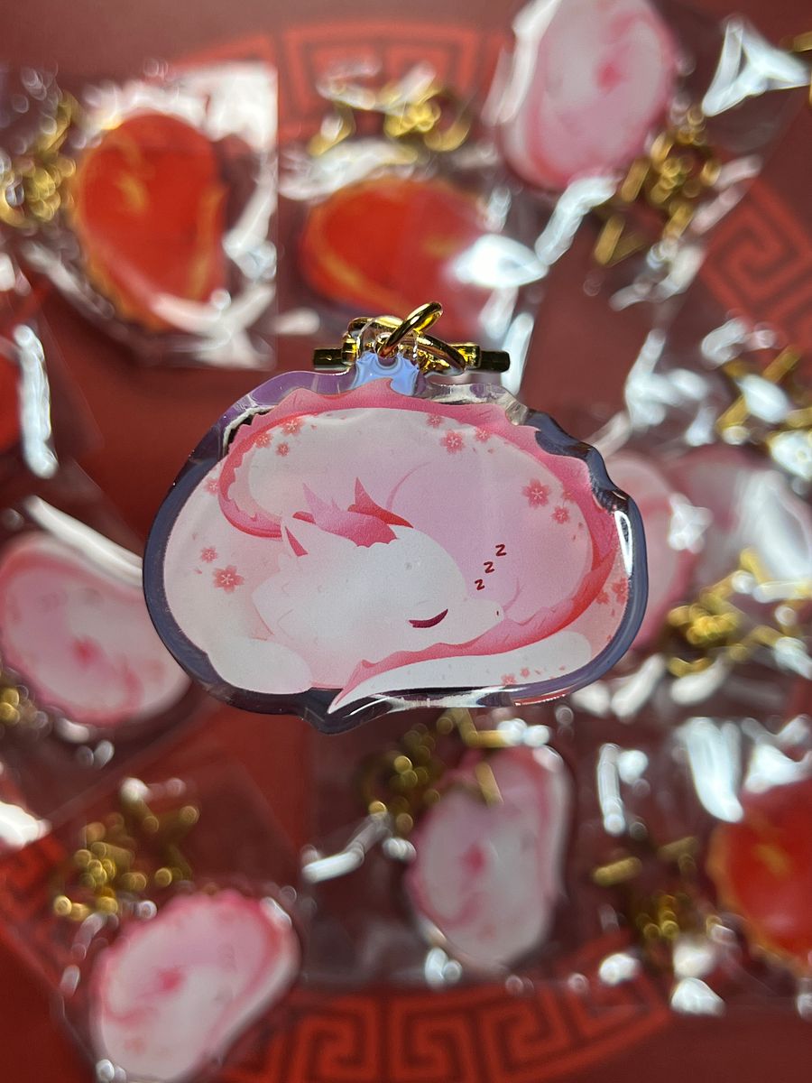 Sakura Sleepy Zodiac Dragon - Reversible Charm product image (3)