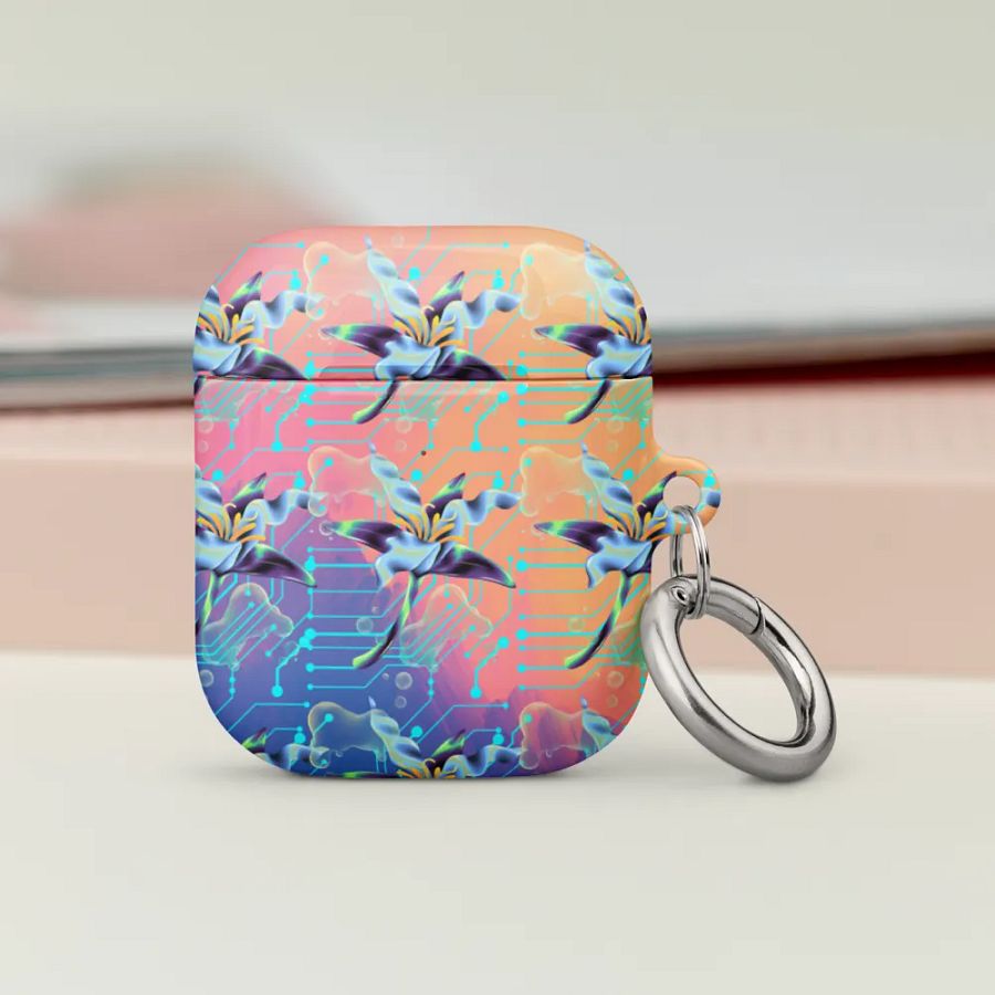 Floral Tech Lilies AirPods® Case for styllish techi ladies daughters friends product image (8)