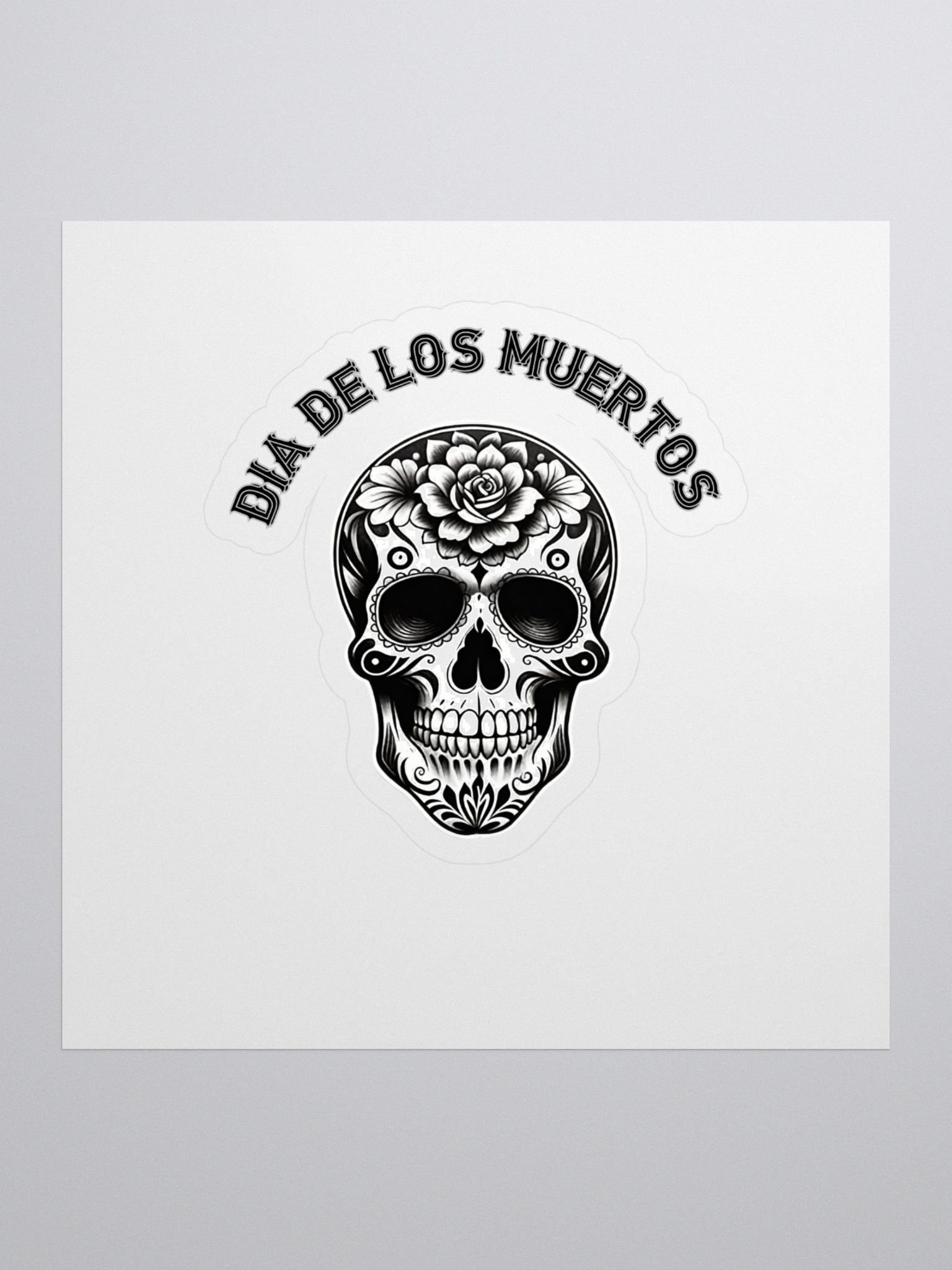 Sugar Skull Kiss Cut Stickers product image (1)