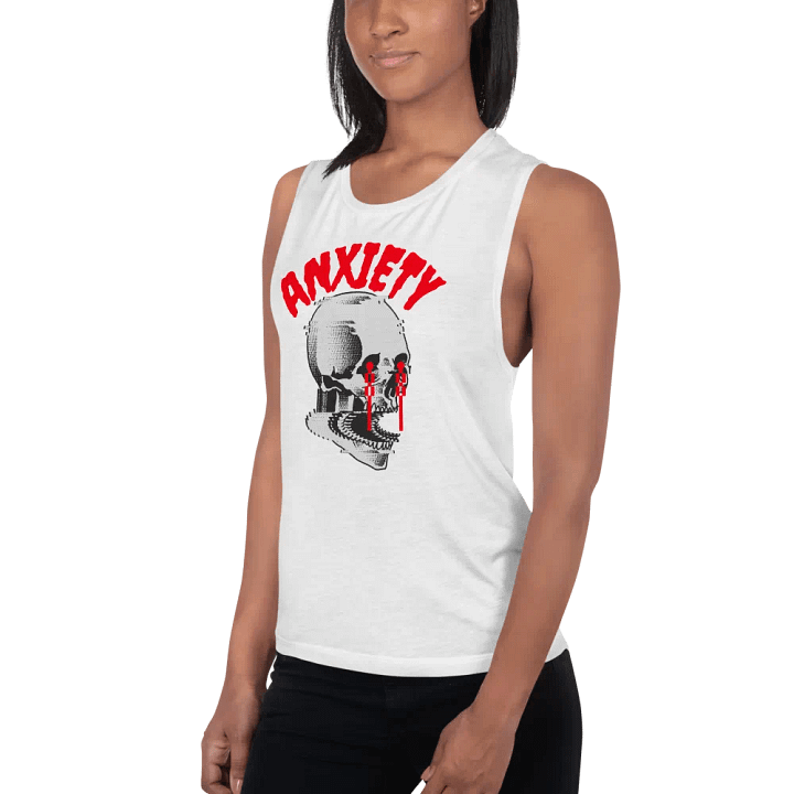 Anxiety flowy tank top product image (2)