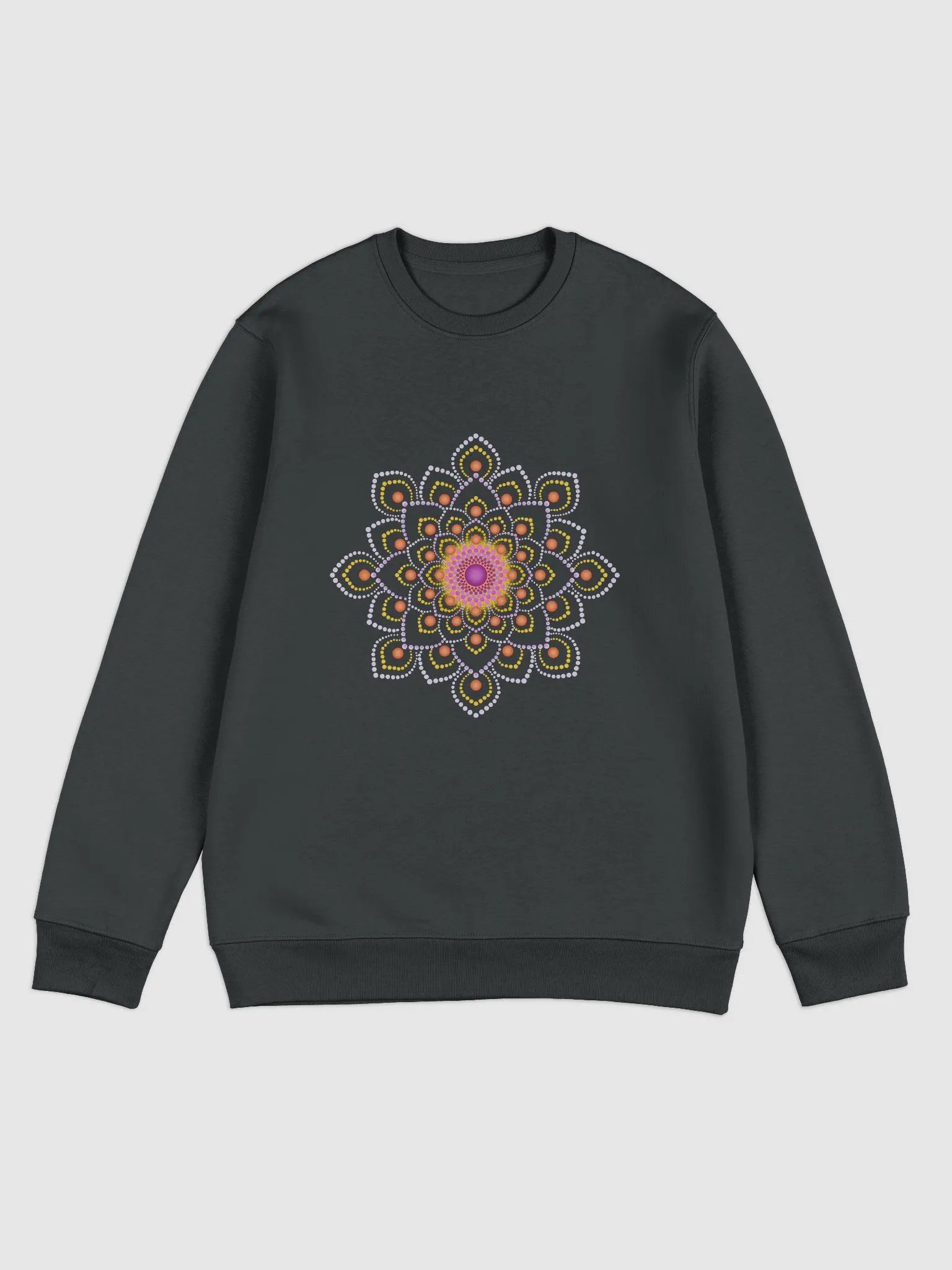 Simple Colorful Dot Mandala Unisex Eco Sweatshirt product image (1)