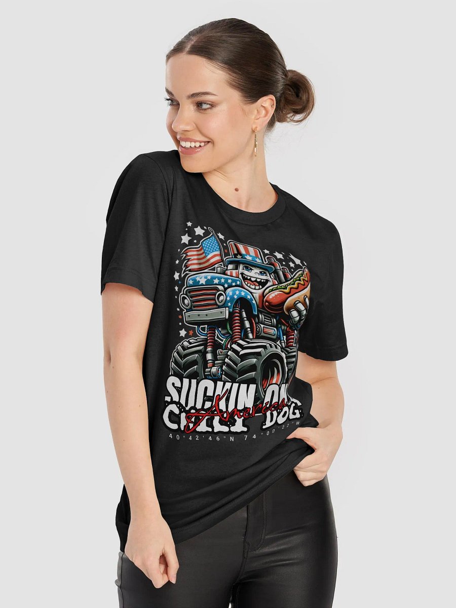 America hot dog lover shirt, funny USA national food Tshirt, America cartoon food tee product image (8)