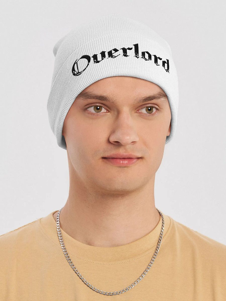 Overlord Knit Beanie (Black) product image (6)