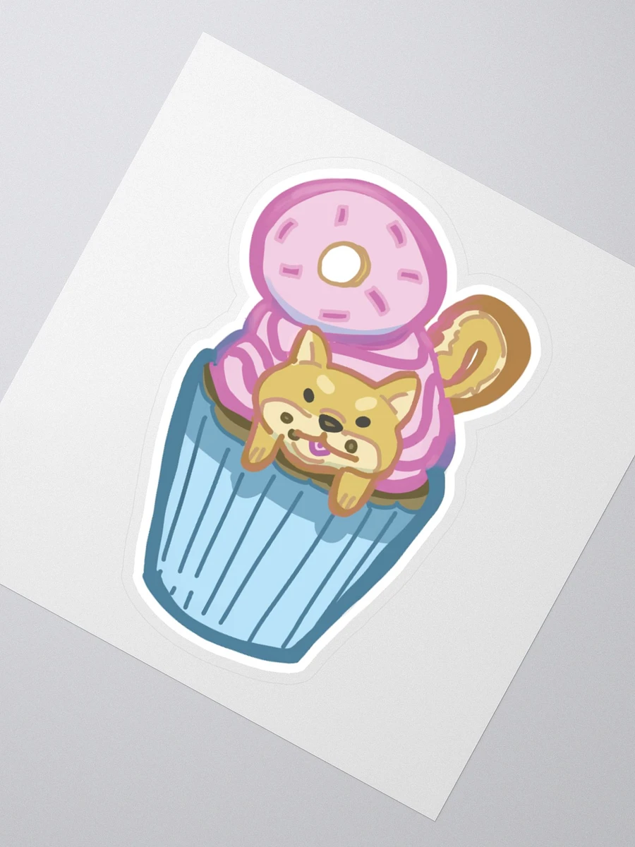 Shiba Cupcake Sticker product image (2)