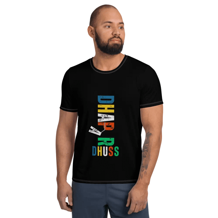 Falling Chains All-Over Athletic T-Shirt product image (1)