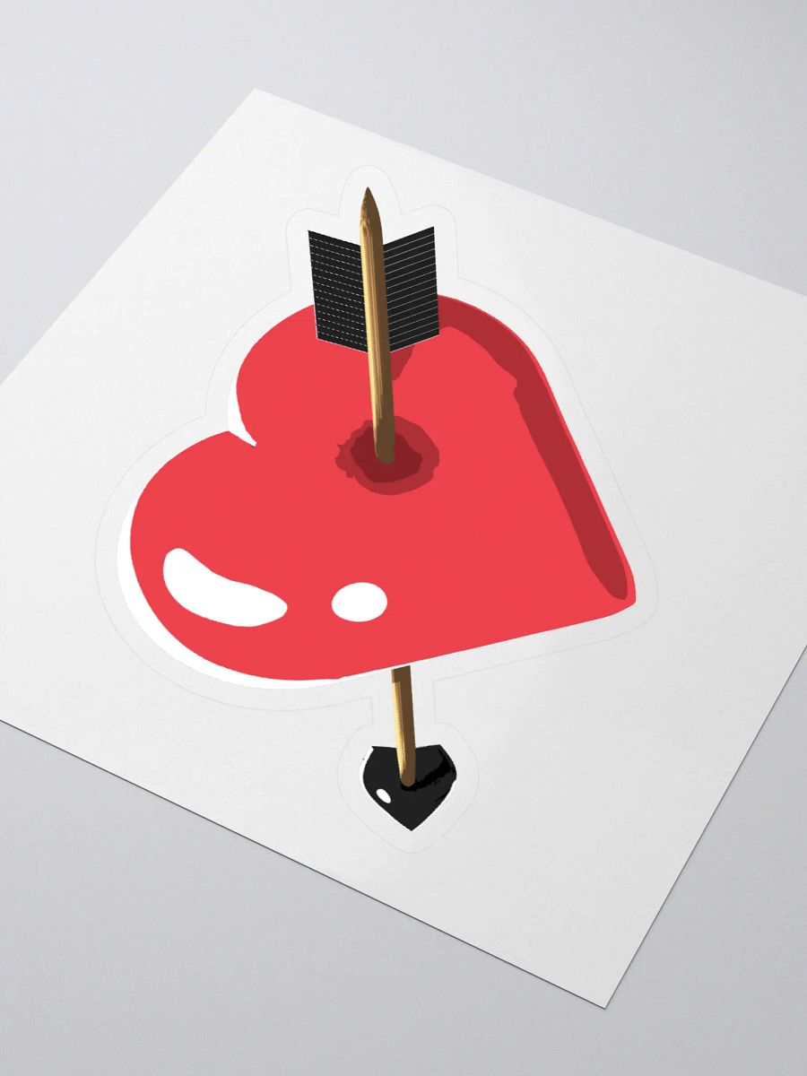 Red Heart with Arrow - Sticker product image (3)