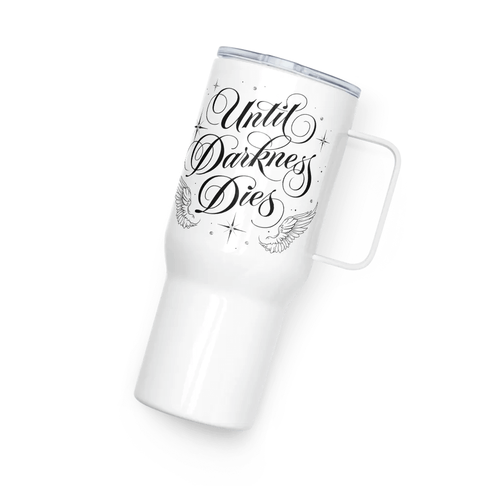 Until Darkness Dies (wings design) Travel Mug product image (5)