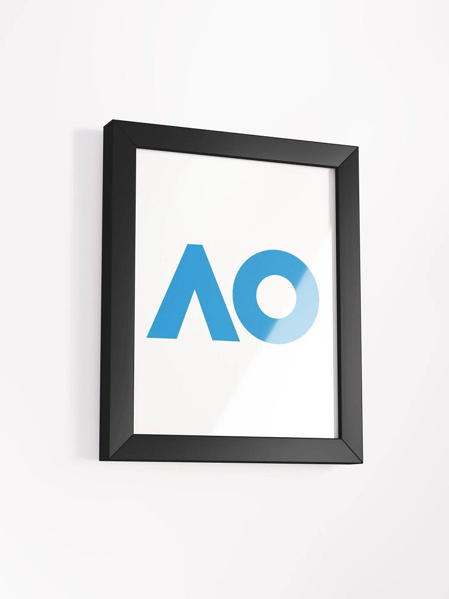 Bold Blue A&O Framed Matte Poster product image (56)
