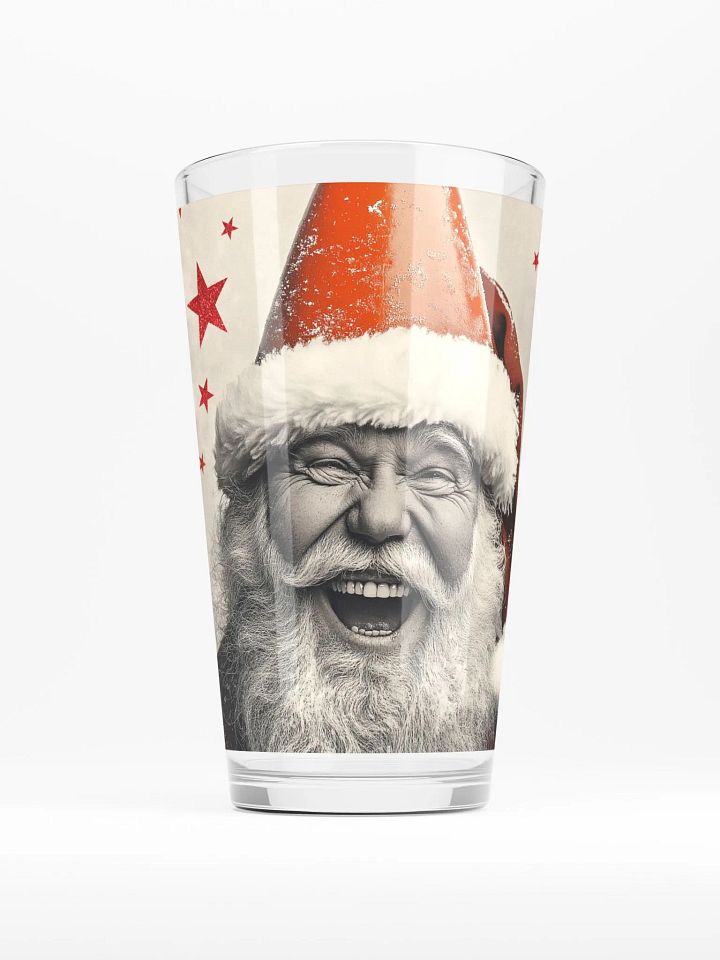 Beer Pint Glass Glasgow Santa product image (1)