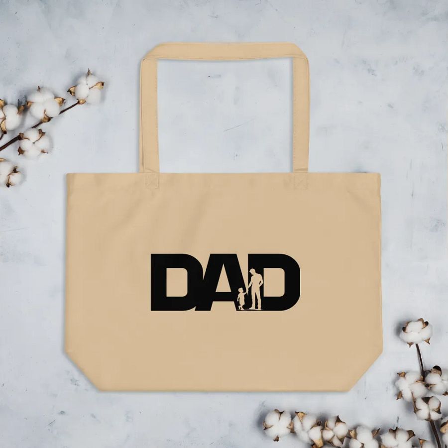 Dad Son Dark Mystery Organic Tote Bag product image (2)
