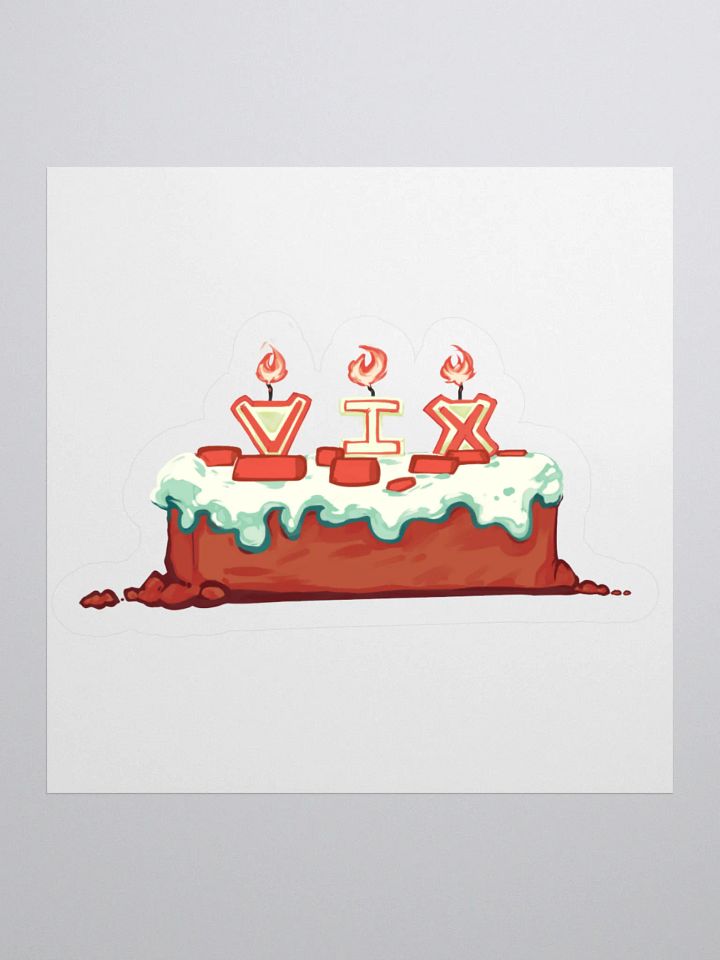 "I'll Make a Cake" w/ Candles Sticker product image (3)
