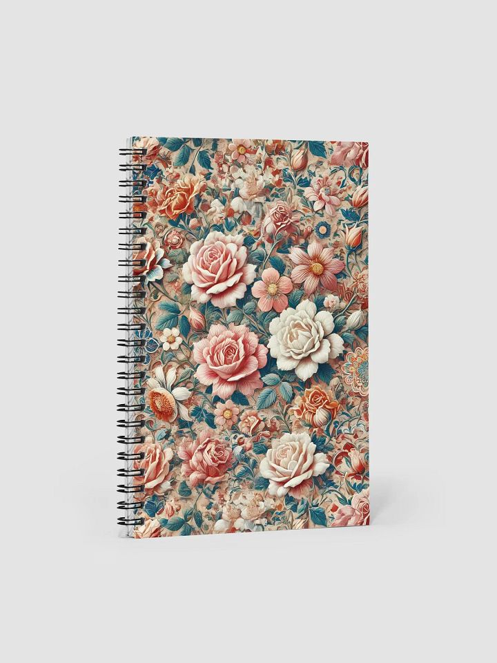 Royal Floral Spiral Notebook product image (1)