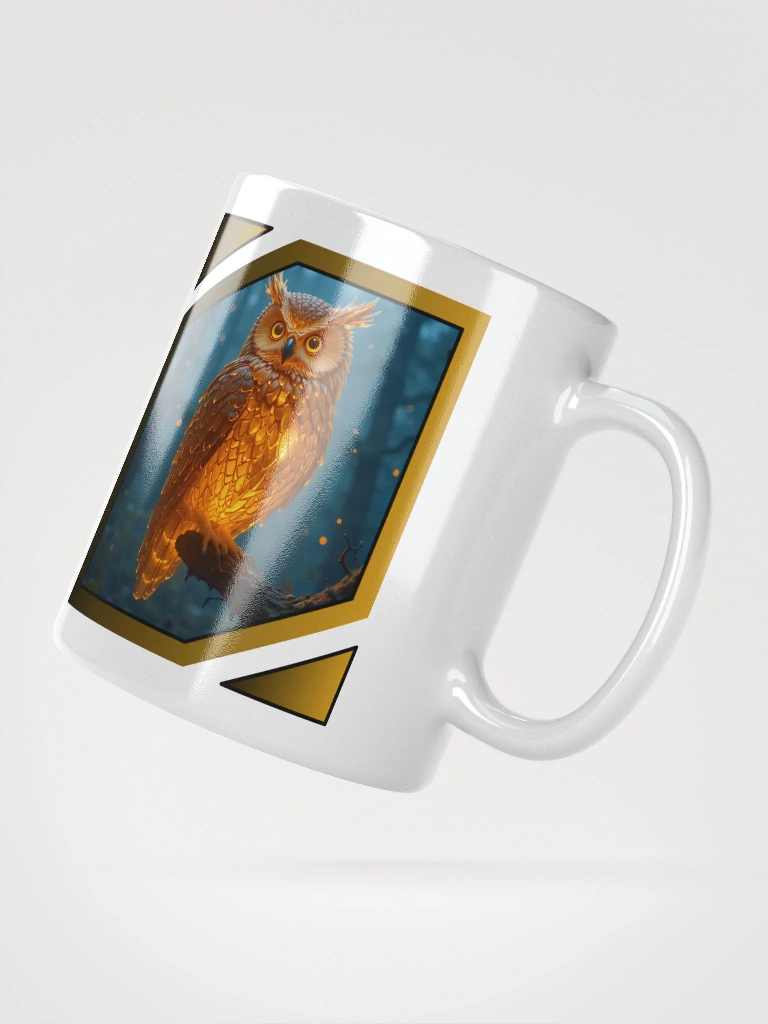 Glossy Mug: Amber Owl product image (2)
