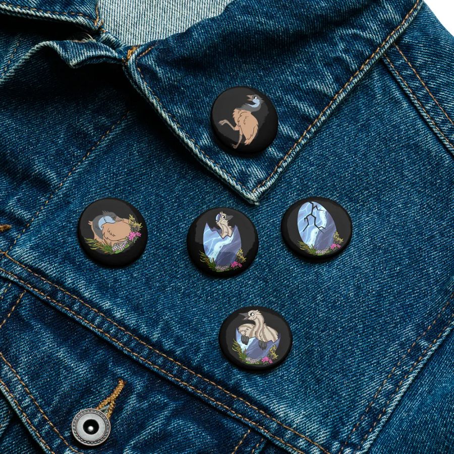RAWR Tide Pins - Small Black product image (3)