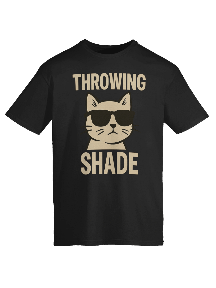 Throwing Shade Cat Meme T-Shirt – Funny Sunglasses Graphic Tee product image (93)