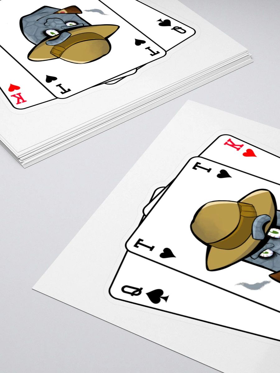 Isaiah Ferguson Grey Ben Cards Sticker product image (4)