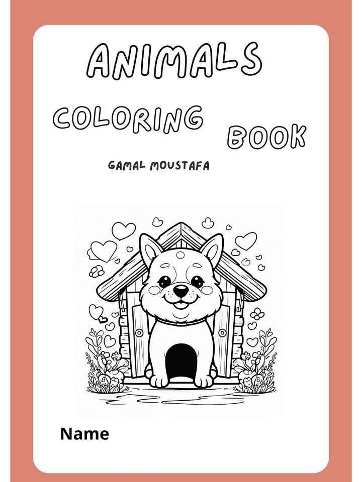 New Digital Product"My Magic Animals Coloring Book: Fun and Easy Pictures for Kids Ages 3-5" product image (1)
