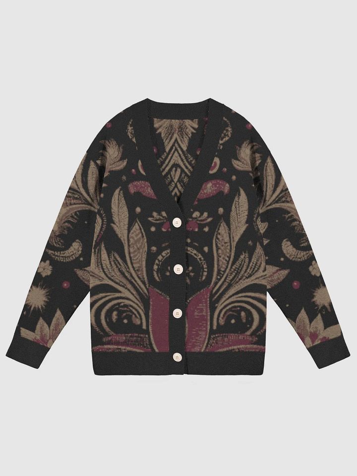 Floral Fusion Jacquard Knit Cardigan product image (4)