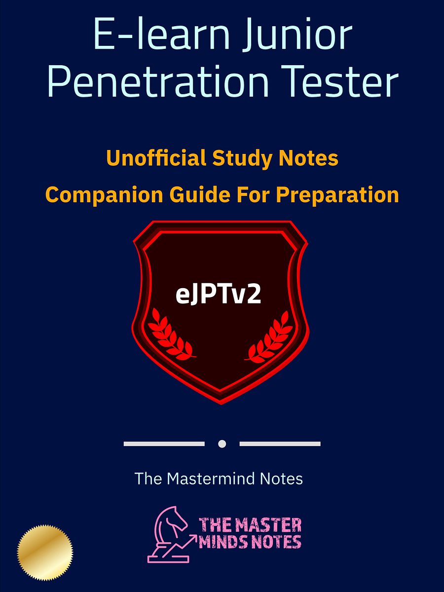 E-learn Junior Penetration Tester (eJPTv2) Study Notes (Unofficial) product image (1)