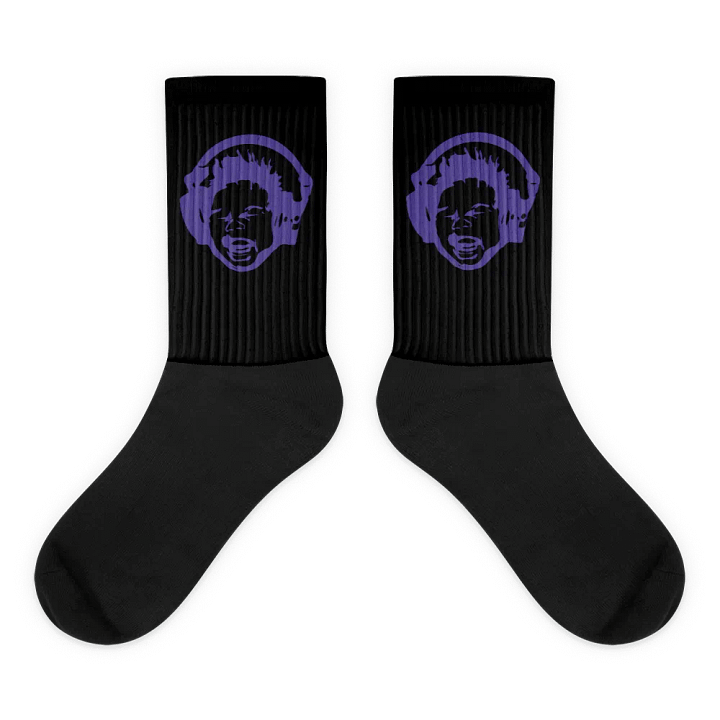 Screaming Baby Socks (Purple print) product image (2)