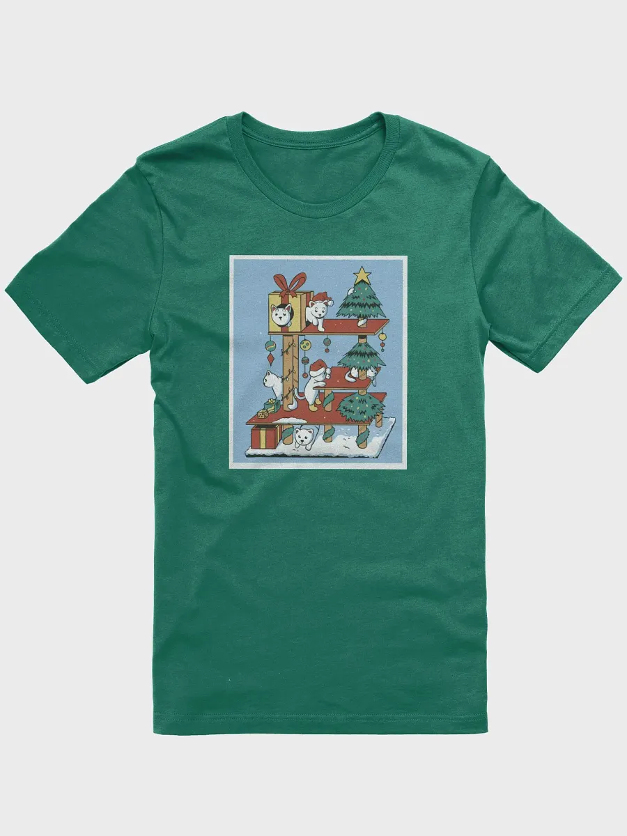 Cat X-Mas Playhouse Premium T-shirt product image (1)