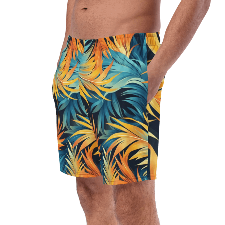 Tropical Flow Swim Trunks for Men product image (12)