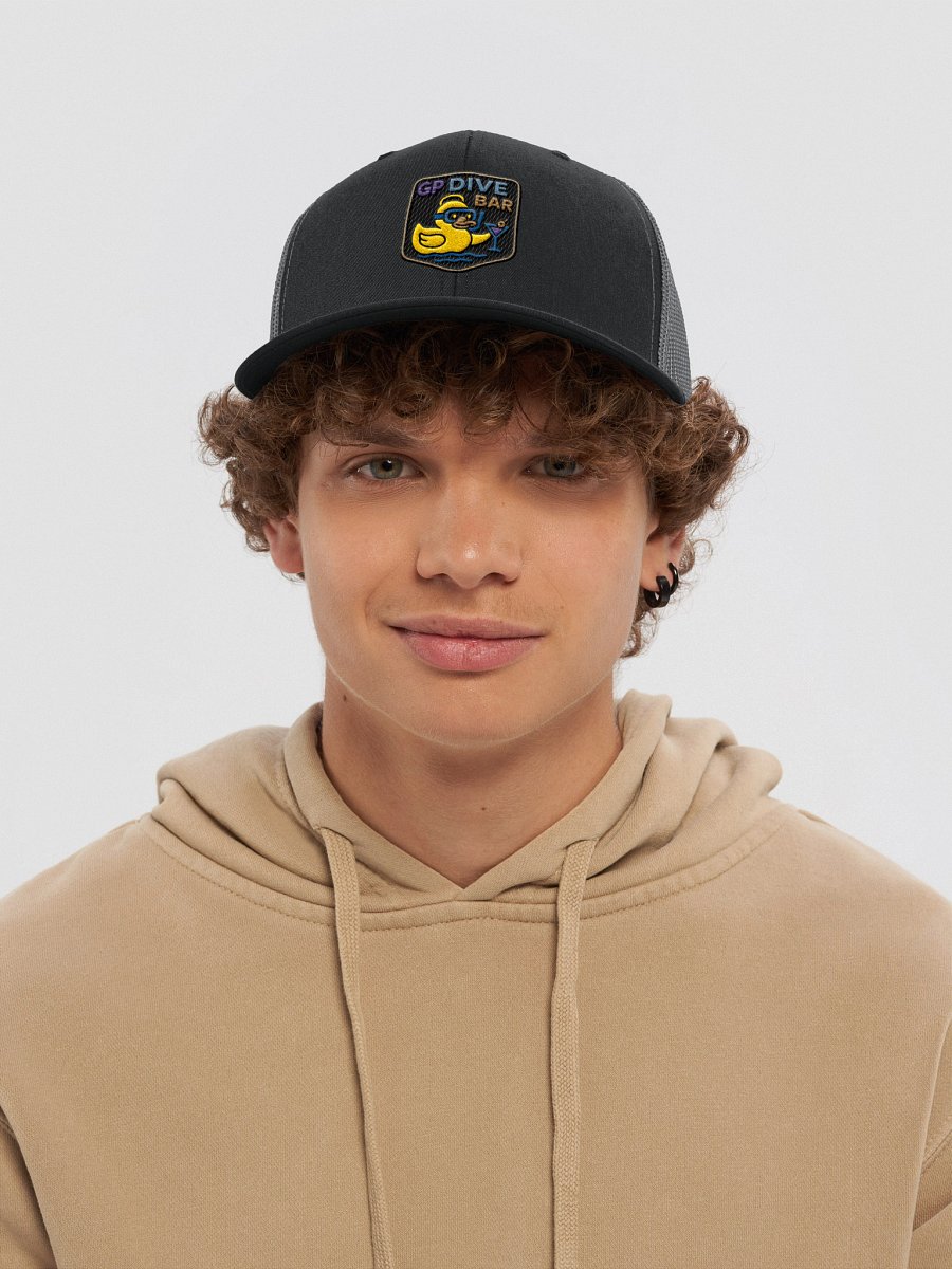 GP Dive Bar Trucker Hat – “Depth: Questionable, Vibes: Premium” product image (5)
