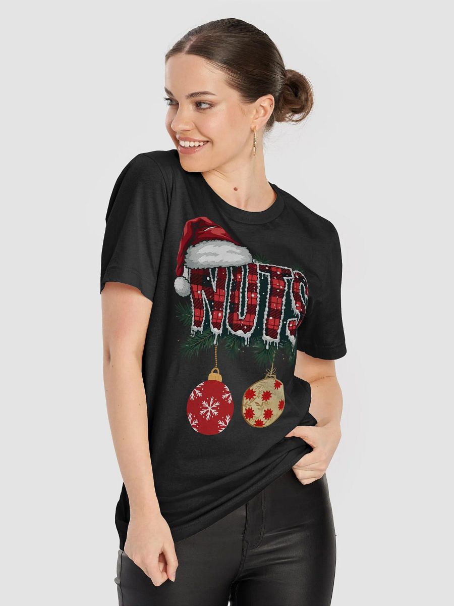 Chest Nuts Christmas T-Shirt - Fun Matching Couple Holiday Shirt product image (83)